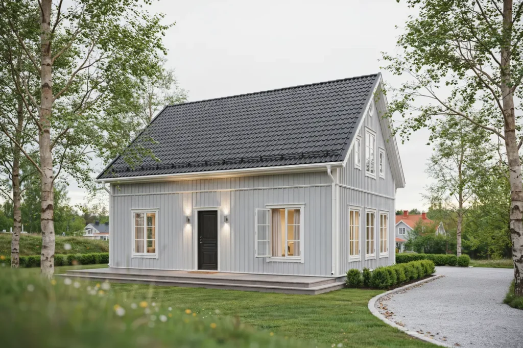 l ggning av nytt shingeltak p villa i skokloster